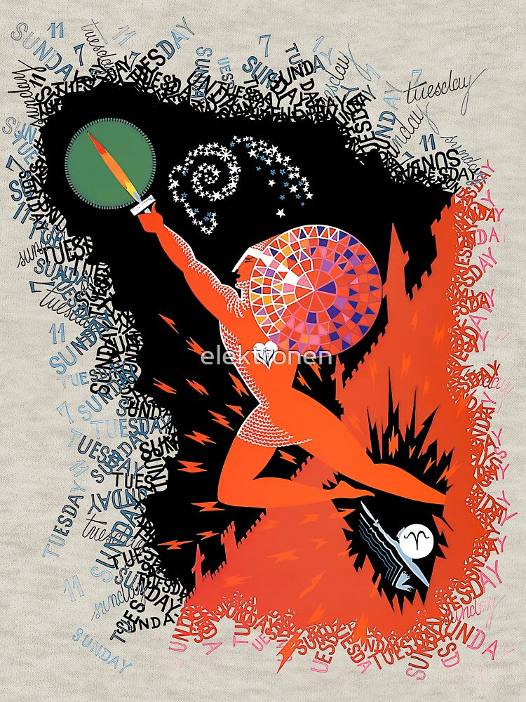 Erté - The Zodiac Suite, Aries by elektronen T-Shirts, Hoodie, Sweatshirt | BlankRebels.com (Image 3)