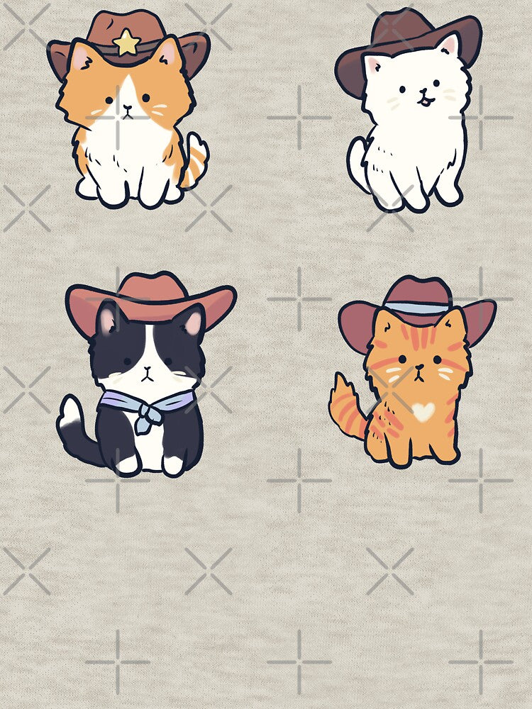 Cute Cowboy cat pack by Artofmayara T-Shirts, Hoodie, Sweatshirt | BlankRebels.com (Image 3)