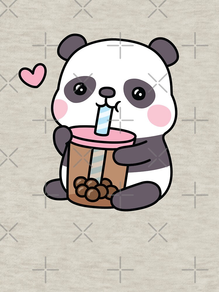 Cute Little Panda Loves Bubble Tea by rustydoodle T-Shirts, Hoodie, Sweatshirt | BlankRebels.com (Image 3)