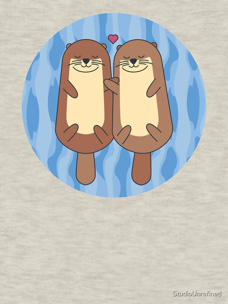 Significant Otter Otters in Love holding hands by StudioUnrefined T-Shirts, Hoodie, Sweatshirt | BlankRebels.com (Image 3)