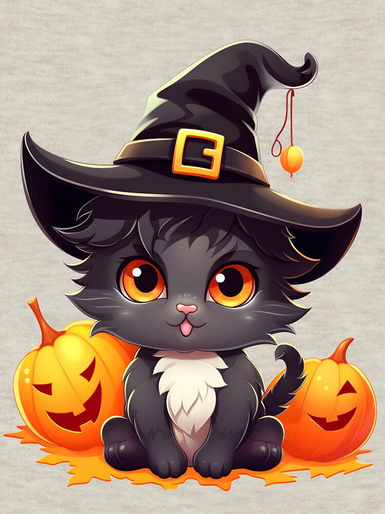 Captivating Halloween Kitten - Wickedly Cute & Versatile! by Moo7shop T-Shirts, Hoodie, Sweatshirt (Image 3)