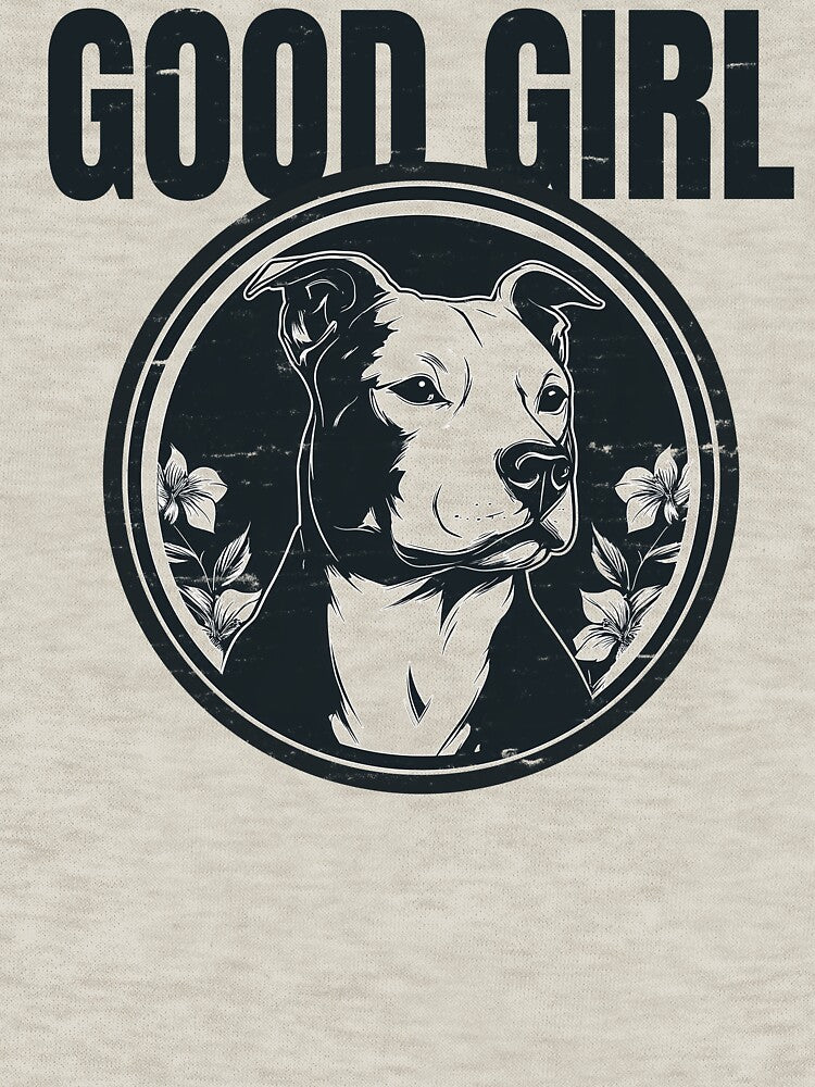 Good Girl Pit Bull Dark Line Art Design by Barrivey T-Shirts, Hoodie, Sweatshirt | BlankRebels.com (Image 3)