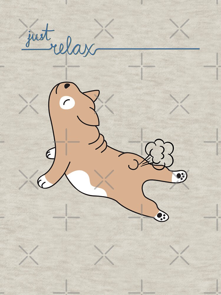 Dog Funny Relaxing, Yoga Dog Farts, Just Relax, Cute Relaxing Funny Dog Face Gifts For Dog Lovers by haRexia... (Image 3)
