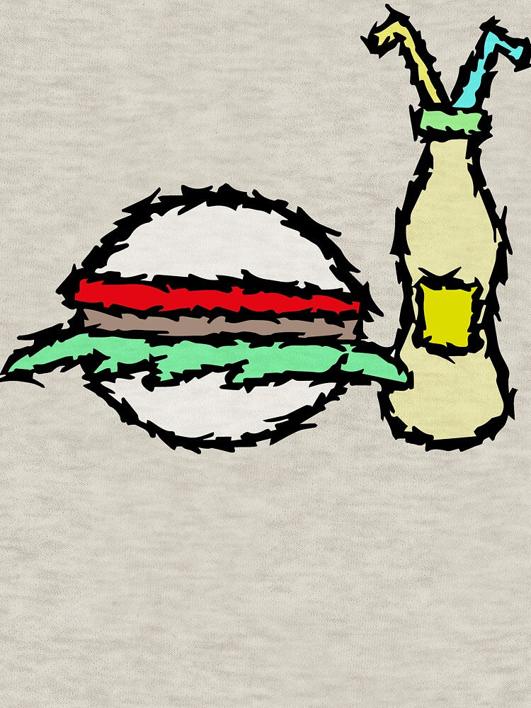 Burger art by pjota T-Shirts, Hoodie, Sweatshirt | BlankRebels.com (Image 3)
