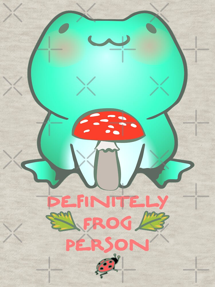 Definitely Frog Person MILF Toadstool T-Shirt | Hoodie | Top by MonkeyPaper Sweatshirt | BlankRebels.com (Image 3)