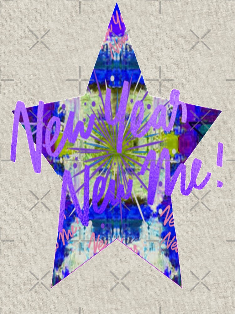 New Year New Me Graphic Abstract Lettering Design,5, Howdy New Year,New Years Celebration, New Years Eve... (Image 3)