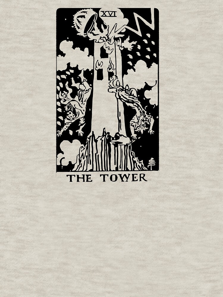 The Tower tarot card deck by Michallandsberg T-Shirts, Hoodie, Sweatshirt | BlankRebels.com (Image 3)