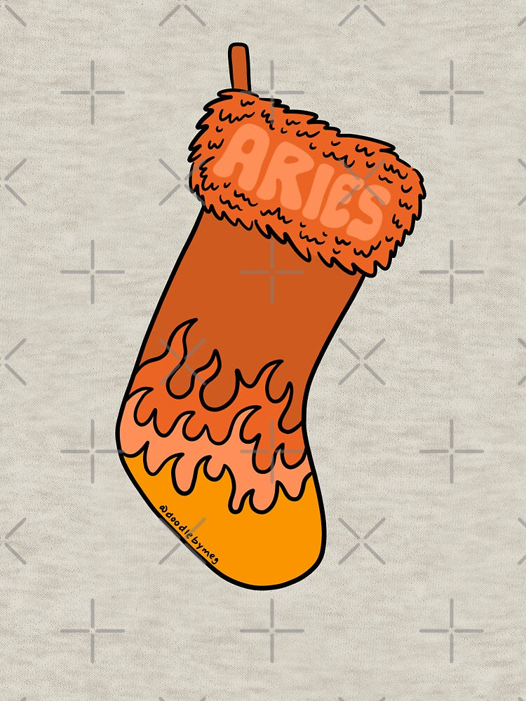 Aries Stocking by doodlebymeg T-Shirts, Hoodie, Sweatshirt | BlankRebels.com (Image 3)