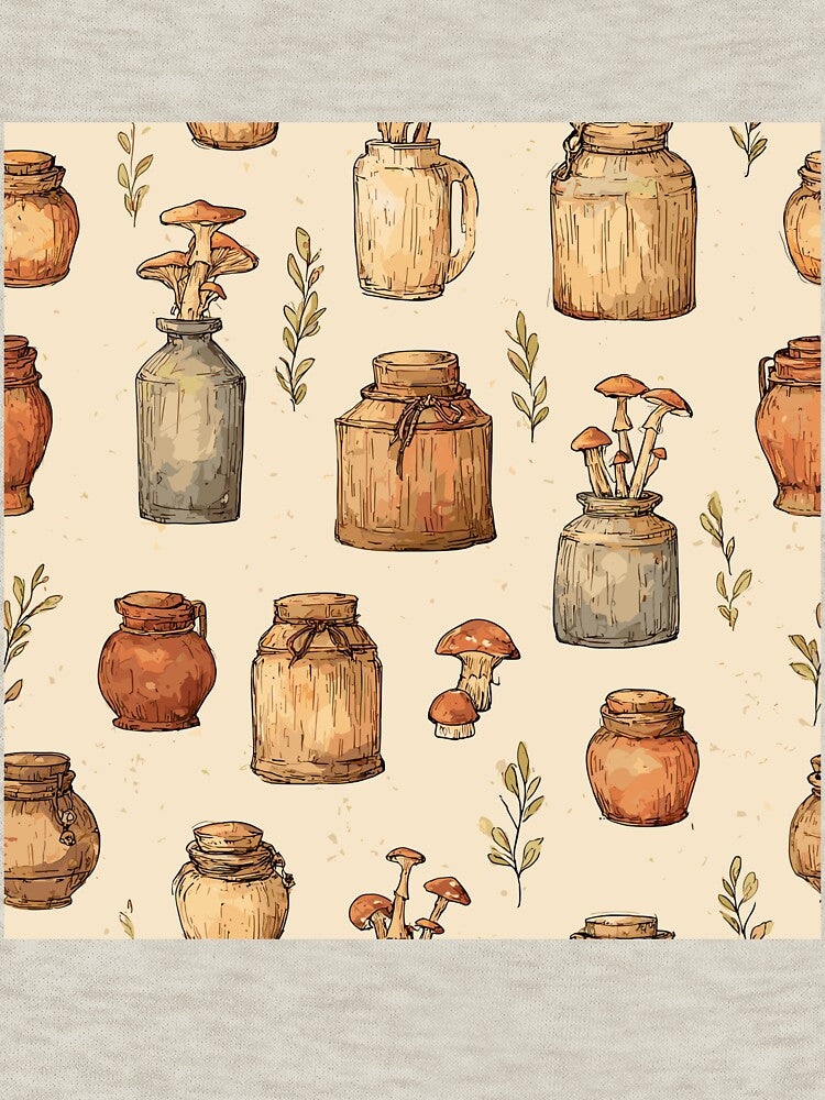 Cozy Cottagecore Pattern by bapupa T-Shirts, Hoodie, Sweatshirt | BlankRebels.com (Image 3)