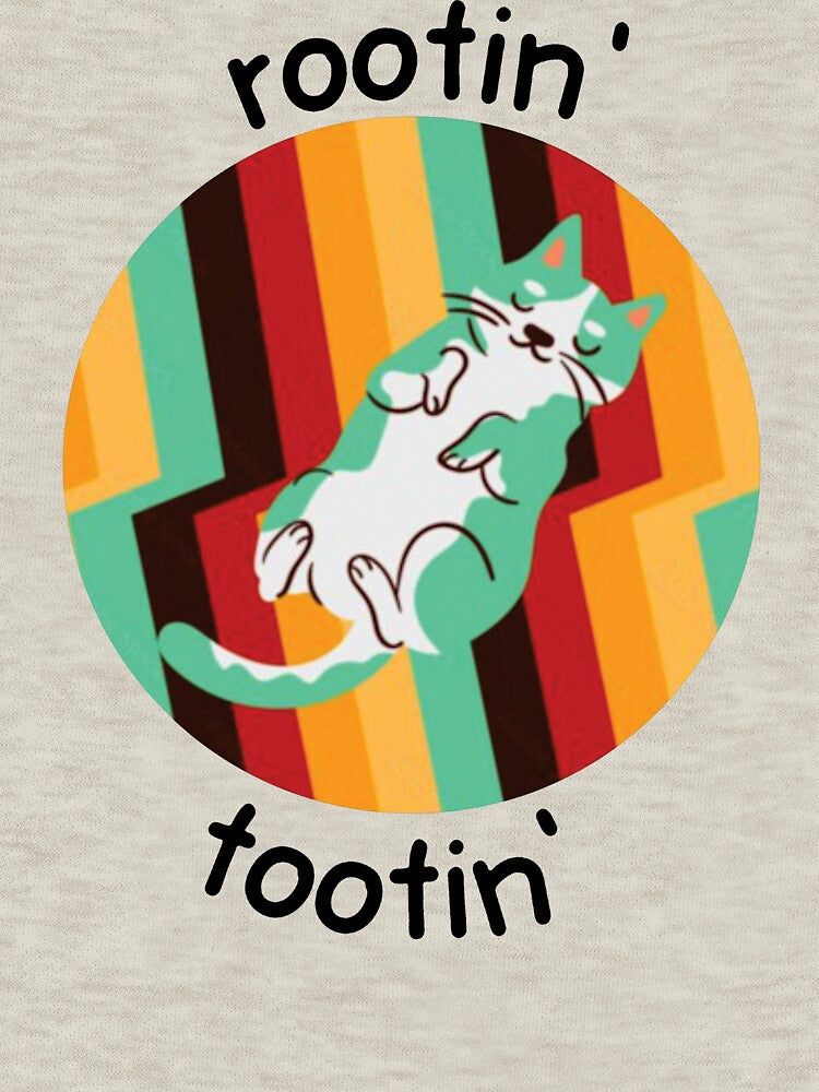 Rootin Tootin Cute Cat Meme Retro by Windyslice1 T-Shirts, Hoodie, Sweatshirt | BlankRebels.com (Image 3)