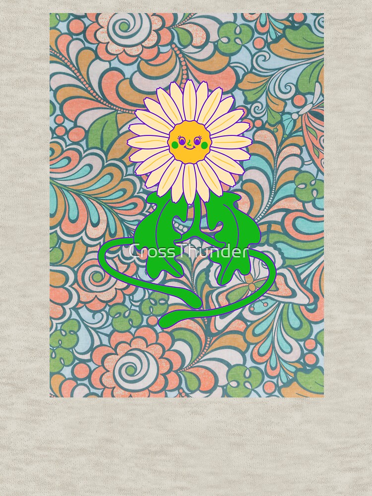 Psychedelic Sunflower by CrossThunder T-Shirts, Hoodie, Sweatshirt | BlankRebels.com (Image 3)