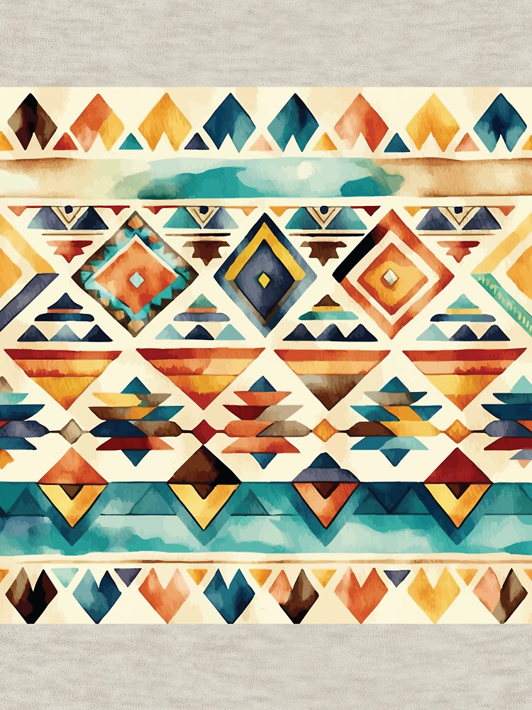 An Aztec Geometric Southwestern Design - Boho Chic Patterns by GVRDesign T-Shirts, Hoodie, Sweatshirt (Image 3)