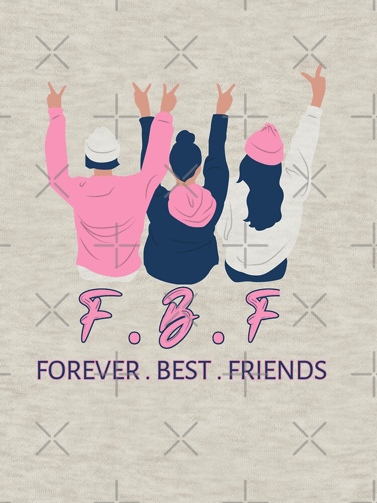 Forever.Best.Friends t-shirt / bbf t-shirt / Best friend t-shirt, by ChopshopTEXT Hoodie, Sweatshirt (Image 3)