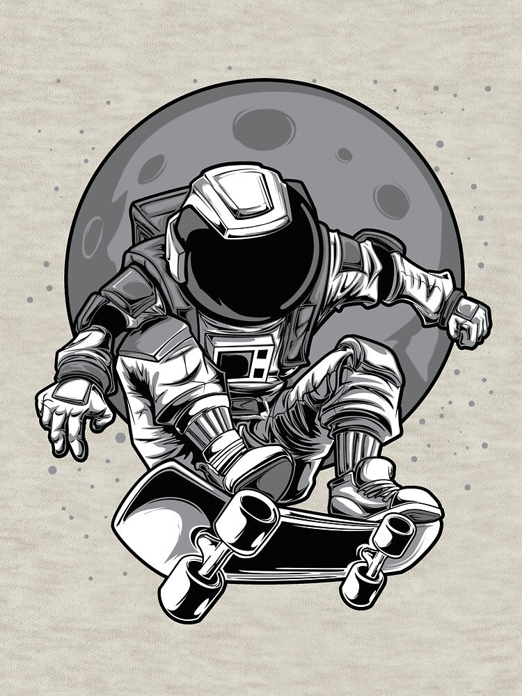 Astronaut Skater by SiddharthaMoon T-Shirts, Hoodie, Sweatshirt | BlankRebels.com (Image 3)
