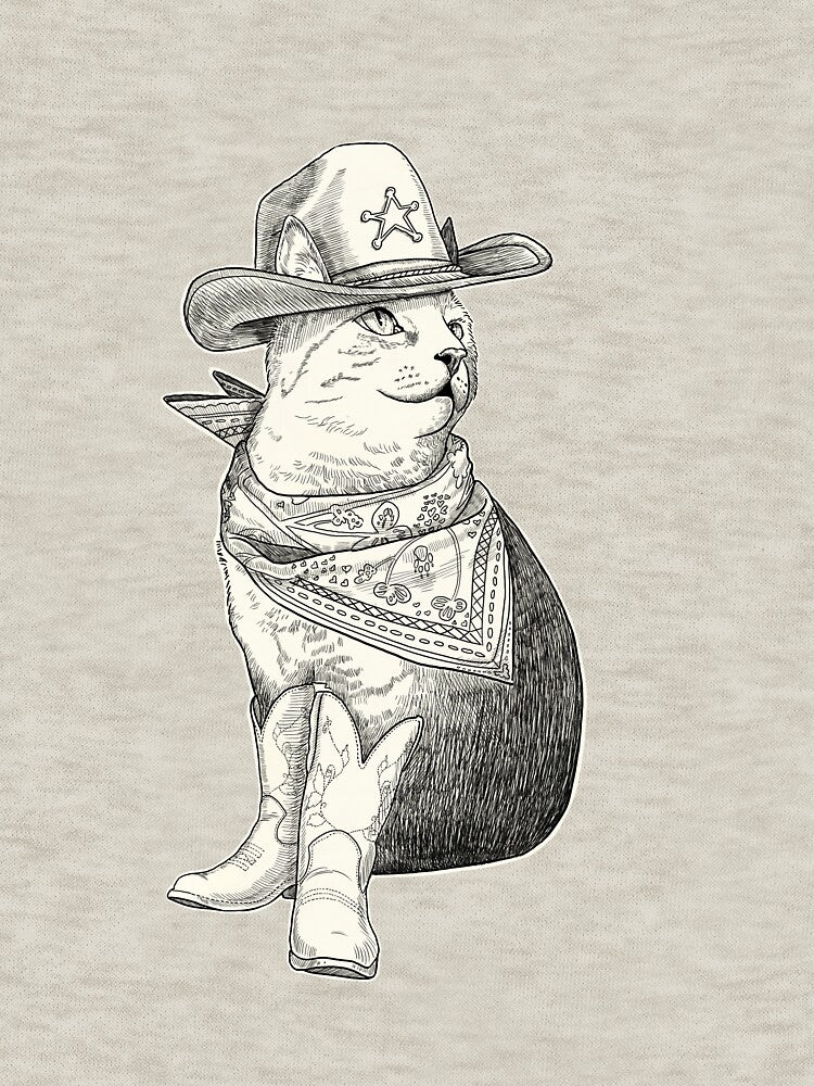 Cowboy Cat by Taylorrad T-Shirts, Hoodie, Sweatshirt | BlankRebels.com (Image 3)