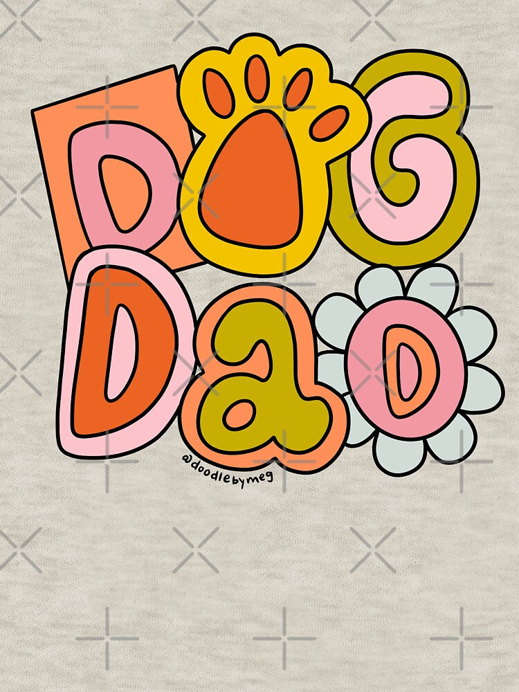 Dog Dad by doodlebymeg T-Shirts, Hoodie, Sweatshirt | BlankRebels.com (Image 3)