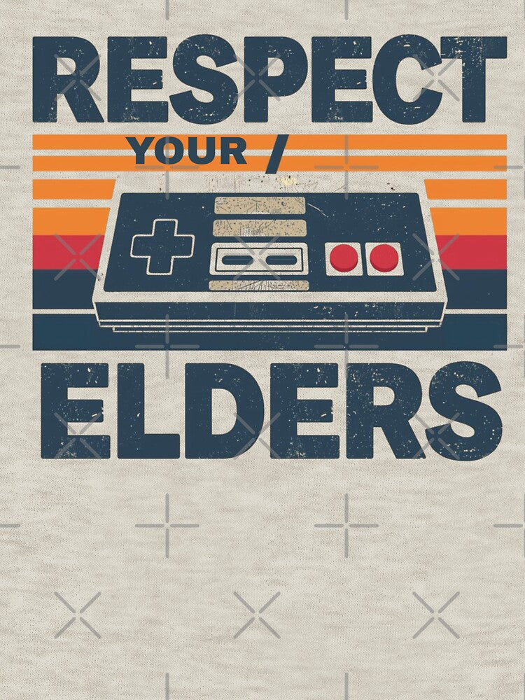 Respect your elders Gaming Control Retro by zingbing T-Shirts, Hoodie, Sweatshirt | BlankRebels.com (Image 3)