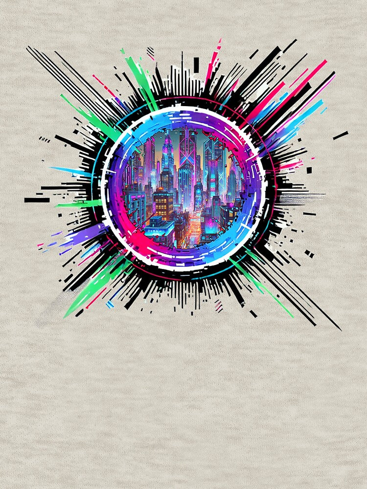 MonoChroma Glitch Collection - Cyberpunk by MonoChromaStore T-Shirts, Hoodie, Sweatshirt | BlankRebels.com (Image 3)