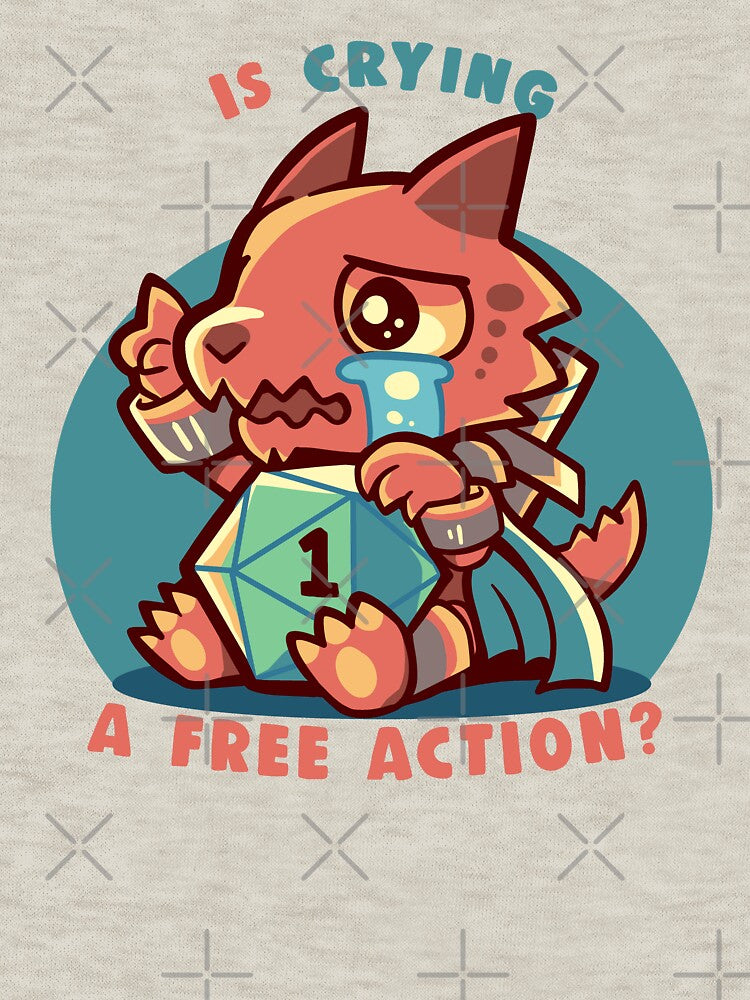 Crying is a Free Action by TechraNova T-Shirts, Hoodie, Sweatshirt | BlankRebels.com (Image 3)