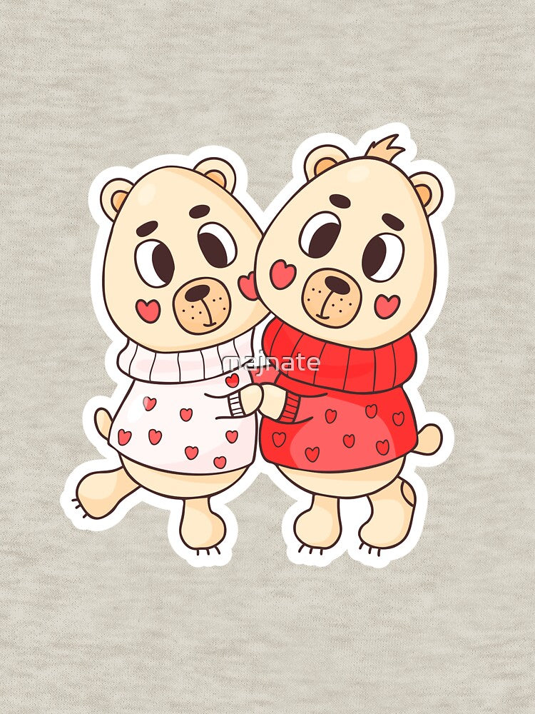 A Cute Couple's Embrace - A Symbol of Love and Togetherness by majnate T-Shirts, Hoodie, Sweatshirt (Image 3)