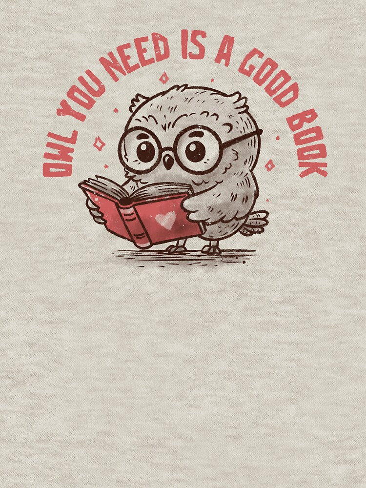 Owl You Need is a Good Book Cute Owl Reading by koalateess T-Shirts, Hoodie, Sweatshirt | BlankRebels.com (Image 3)