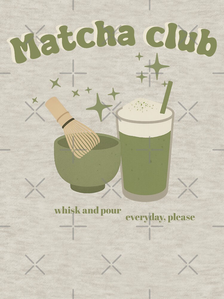 Matcha club. matcha addict. by aliceworks T-Shirts, Hoodie, Sweatshirt | BlankRebels.com (Image 3)