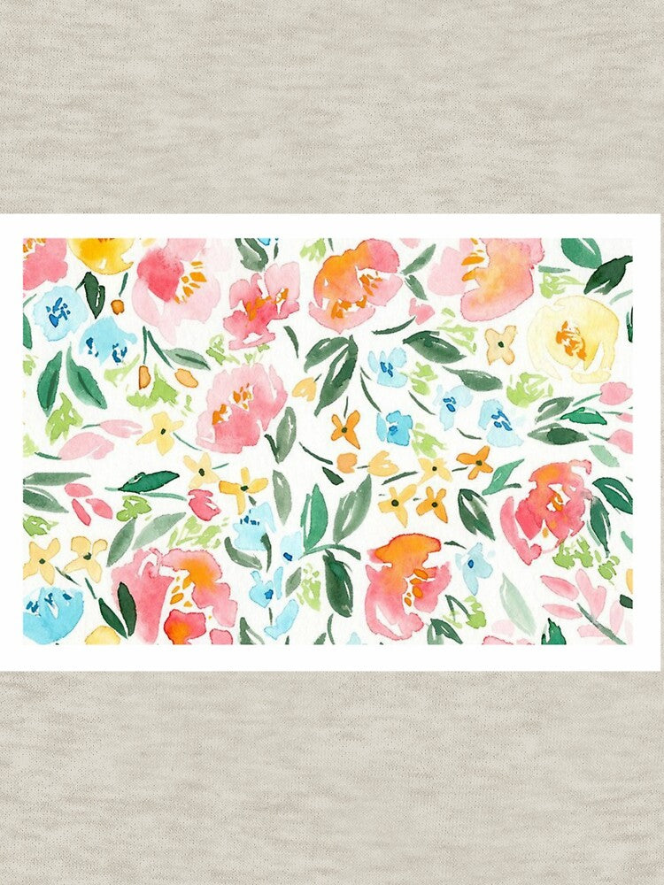 Watercolor Spring Flowers Aesthetic Mas| Perfect Gift by lucidama T-Shirts, Hoodie, Sweatshirt | BlankRebels.com (Image 3)