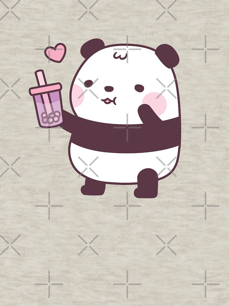 Cute Panda Loves Taro Bubble Tea by rustydoodle T-Shirts, Hoodie, Sweatshirt | BlankRebels.com (Image 3)