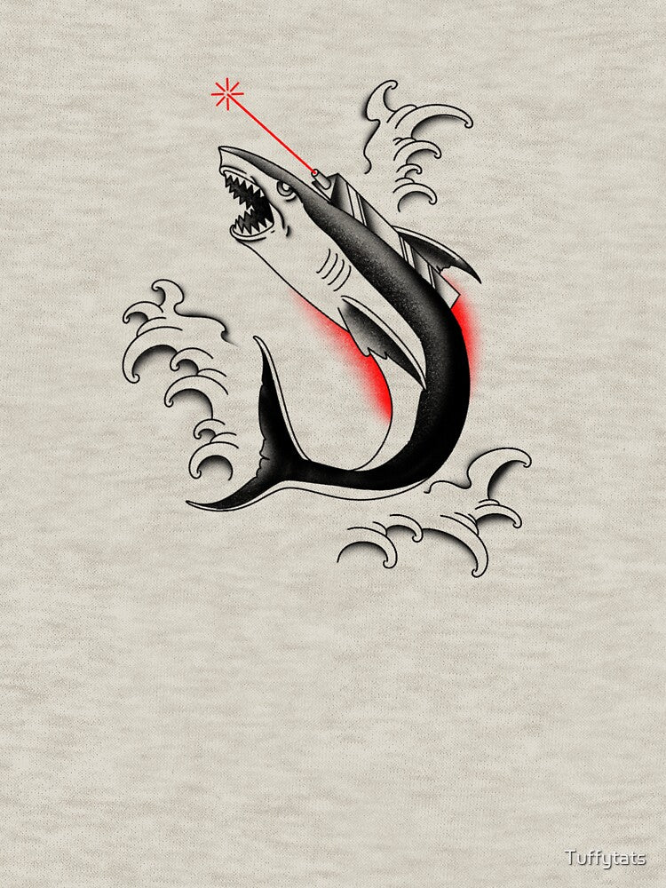 Laser shark 1 by Tuffytats T-Shirts, Hoodie, Sweatshirt | BlankRebels.com (Image 3)