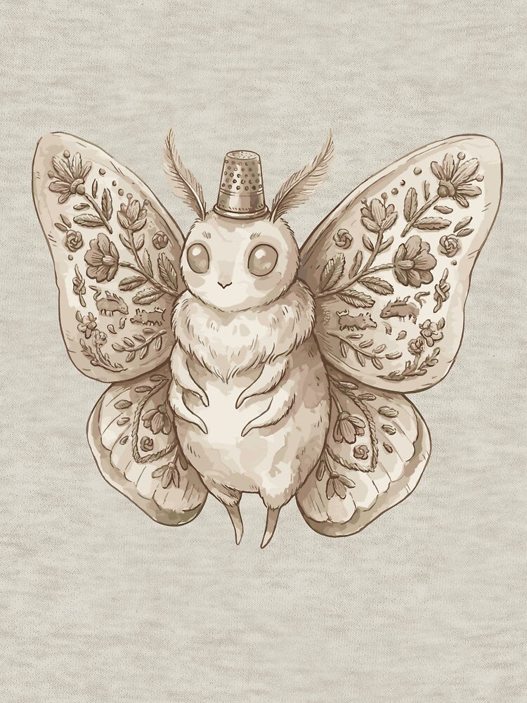 Vintage Cottagecore: Old-Lace Moth Spirit by bapupa T-Shirts, Hoodie, Sweatshirt | BlankRebels.com (Image 3)