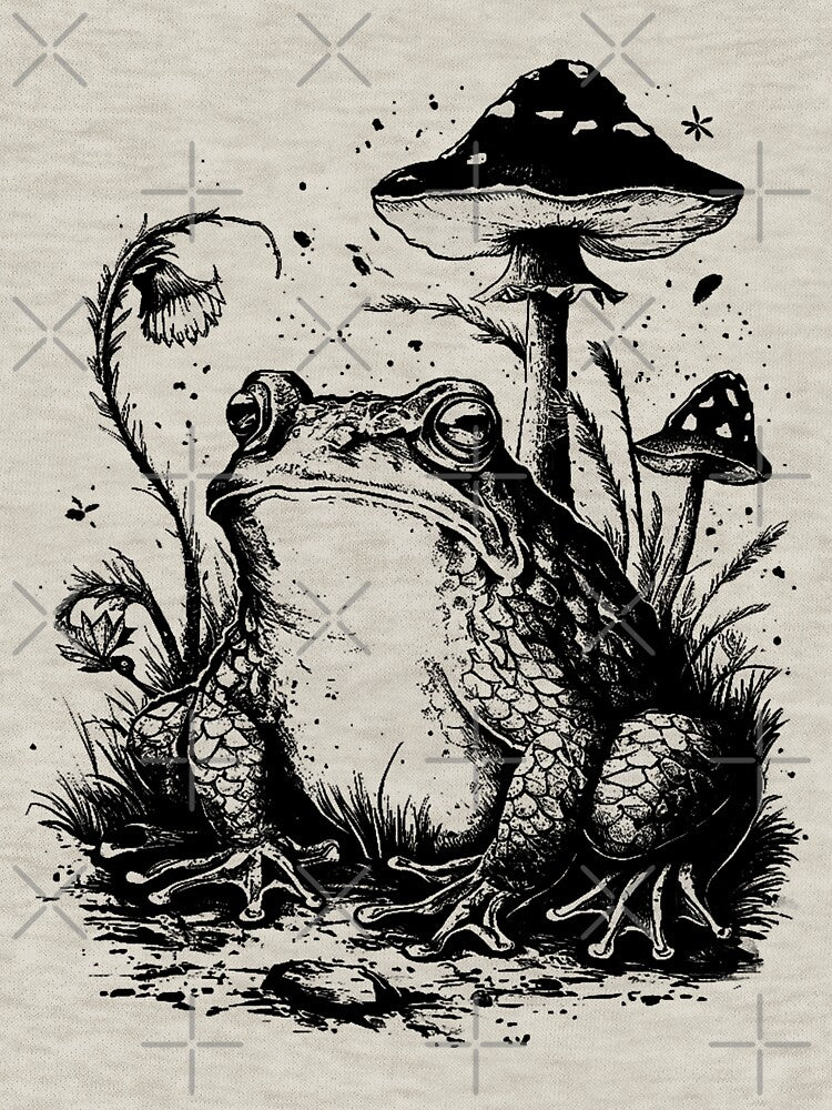 Goblincore Frog by SztuKarola T-Shirts, Hoodie, Sweatshirt | BlankRebels.com (Image 3)