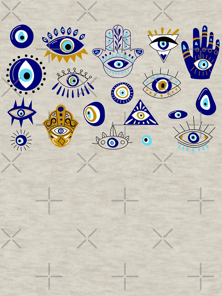 Evil Eye by Yana Grech T-Shirts, Hoodie, Sweatshirt | BlankRebels.com (Image 3)