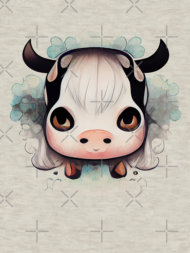 Chibi cow by Bratak T-Shirts, Hoodie, Sweatshirt | BlankRebels.com (Image 3)