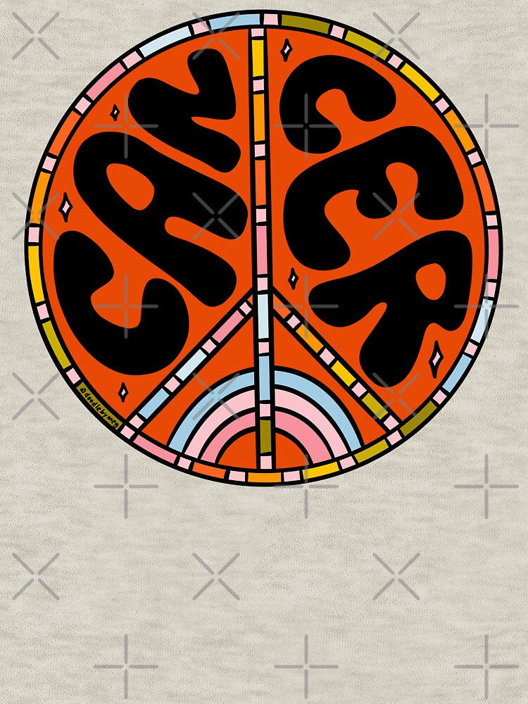 Cancer Peace Sign by doodlebymeg T-Shirts, Hoodie, Sweatshirt | BlankRebels.com (Image 3)