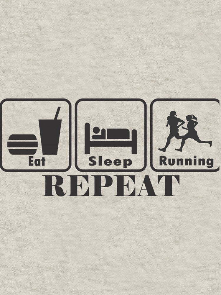 EAT SLEEP RUNNING REPEA| Perfect Gift by sherricam T-Shirts, Hoodie, Sweatshirt | BlankRebels.com (Image 3)