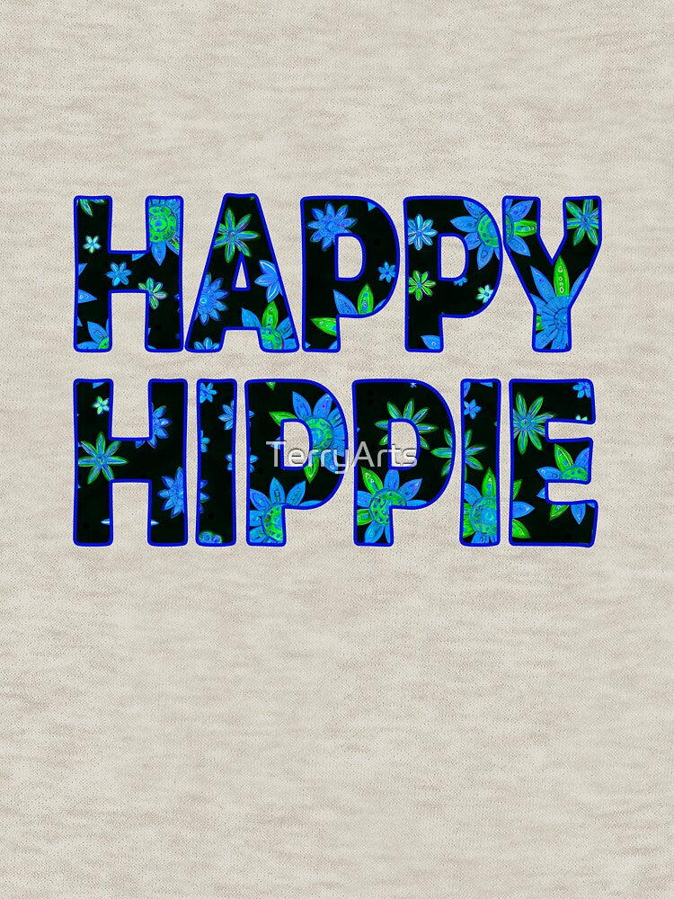 Flower Power Happy Hippie Words Free Spirit Hippie Vibes 3 of 4 by Beachy T-Shirts, Hoodie, Sweatshirt (Image 3)