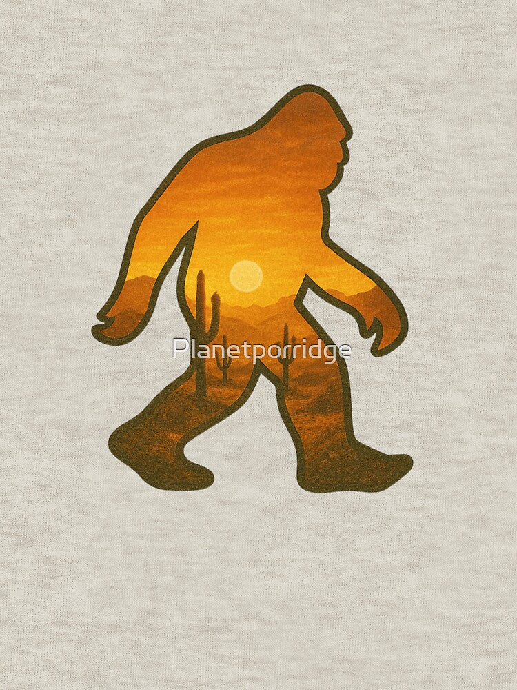 Desert Bigfoot by Planetporridge T-Shirts, Hoodie, Sweatshirt | BlankRebels.com (Image 3)