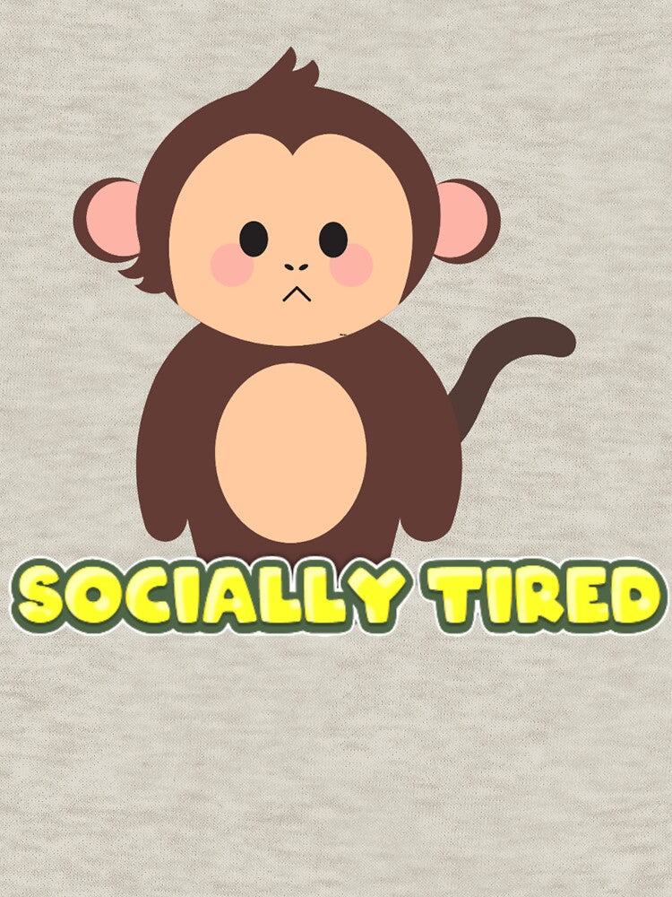 Grumpy Monkey Mood – Cute but Over It Cartoon Monkey by Yesss-Mau T-Shirts, Hoodie, Sweatshirt | BlankRebels.com (Image 3)