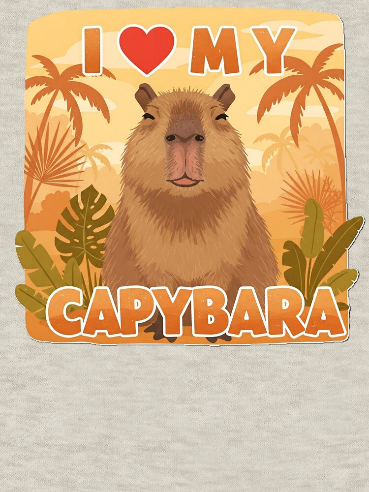 I Love My Capybara by pandainkydreams T-Shirts, Hoodie, Sweatshirt | BlankRebels.com (Image 3)