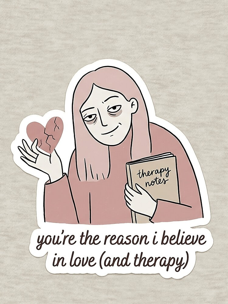 You’re the Reason I Believe in Love (and Therapy) by Anushka03 T-Shirts, Hoodie, Sweatshirt | BlankRebels.com (Image 3)