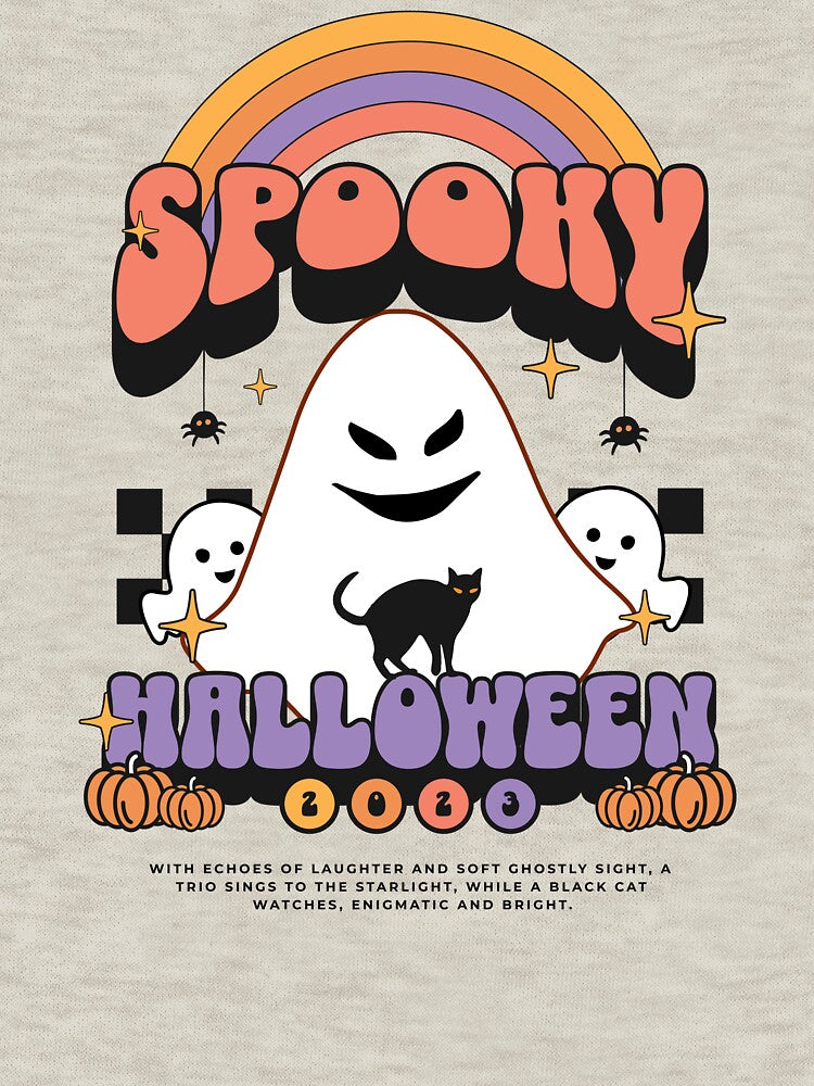 Ghosts & Cat - Spooky Halloween 2023 by Zandalus T-Shirts, Hoodie, Sweatshirt | BlankRebels.com (Image 3)