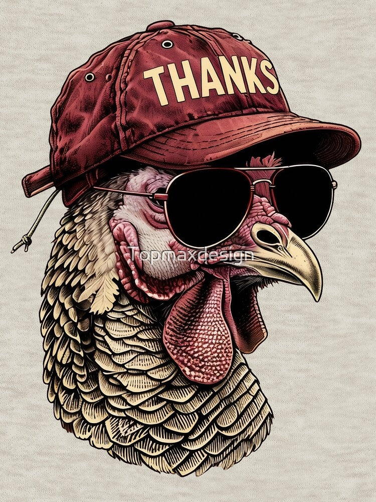 Funny Thanksgiving Turkey by Topmaxdesign T-Shirts, Hoodie, Sweatshirt | BlankRebels.com (Image 3)