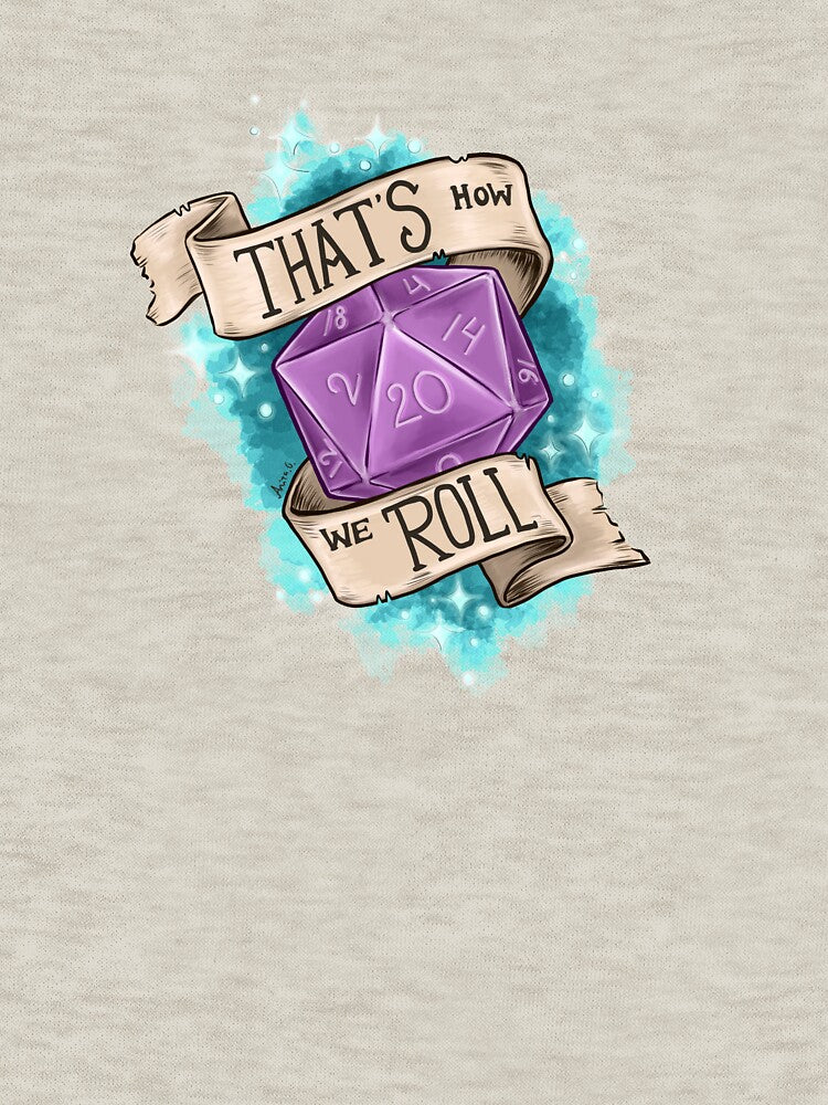 That's how we roll - d20 by AnitaOlsenArt T-Shirts, Hoodie, Sweatshirt | BlankRebels.com (Image 3)