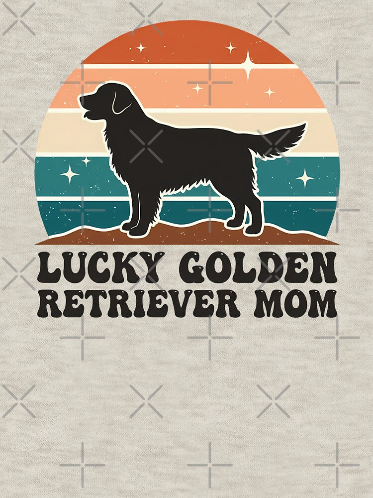 Vintage Lucky Golden Retriever Mom by chattsuede T-Shirts, Hoodie, Sweatshirt | BlankRebels.com (Image 3)