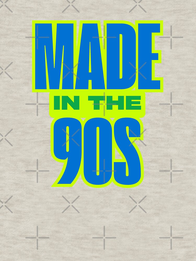 Made in the 90s- Retro Nostalgia Sticker by VirtualPalette T-Shirts, Hoodie, Sweatshirt | BlankRebels.com (Image 3)