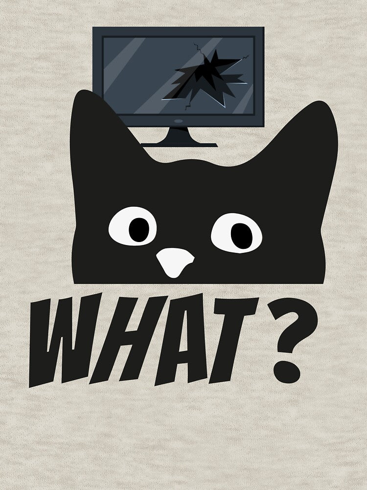 Cat What? Destructive Black Cat T-Shirts, Hoodie, Sweatshirt