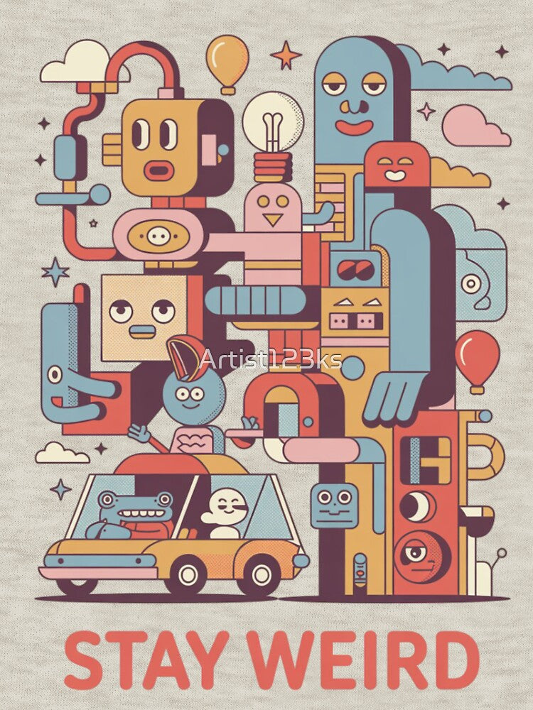 Stay weird by 123ks T-Shirts, Hoodie, Sweatshirt | BlankRebels.com (Image 3)