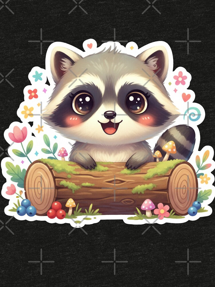 Curious raccoon by SimonsDesignArt T-Shirts, Hoodie, Sweatshirt | BlankRebels.com (Image 3)