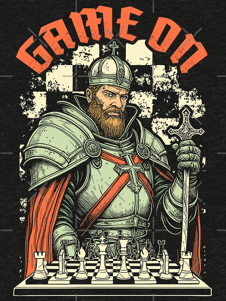 Chess Bishop Game On Funny Vintage Medieval Checkmate Lover by GrandeDuc T-Shirts, Hoodie, Sweatshirt (Image 3)