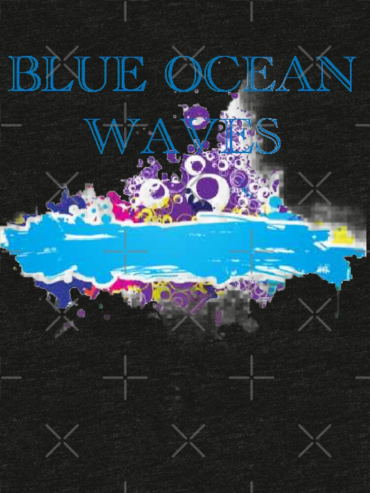 Blue ocean waves new design by Cardio Boutique T-Shirts, Hoodie, Sweatshirt | BlankRebels.com (Image 3)